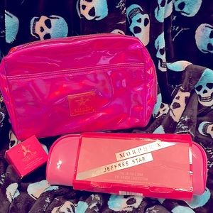 Brand new JEFFREE STAR makeup bag scrub n morphe x JEFFREE brushes
